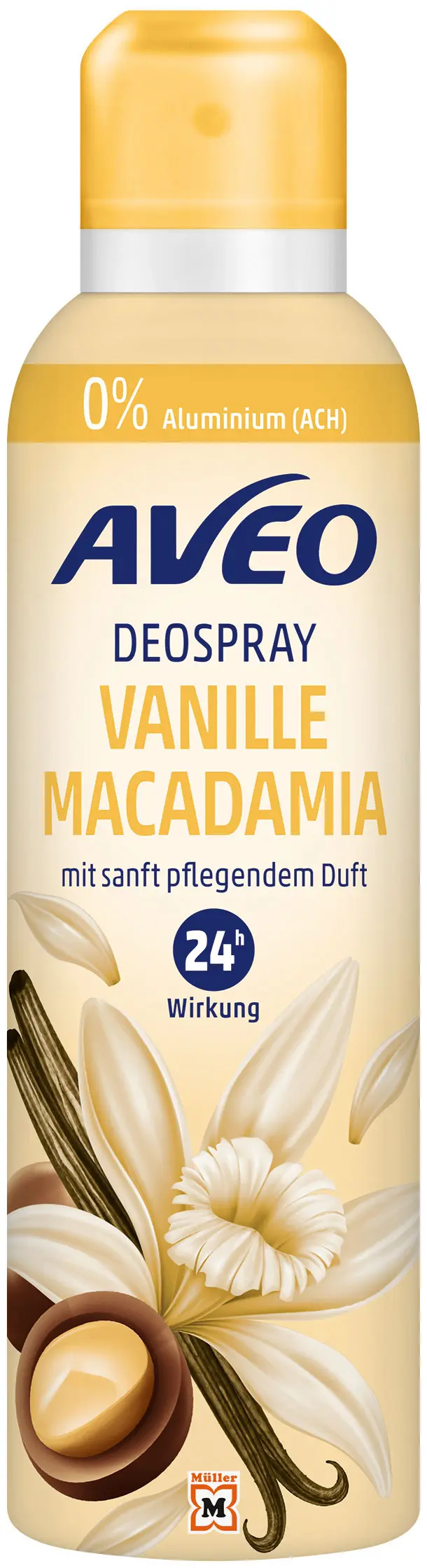 AVEO deodorant ve spreji Vanilka Macadamia 200 ml