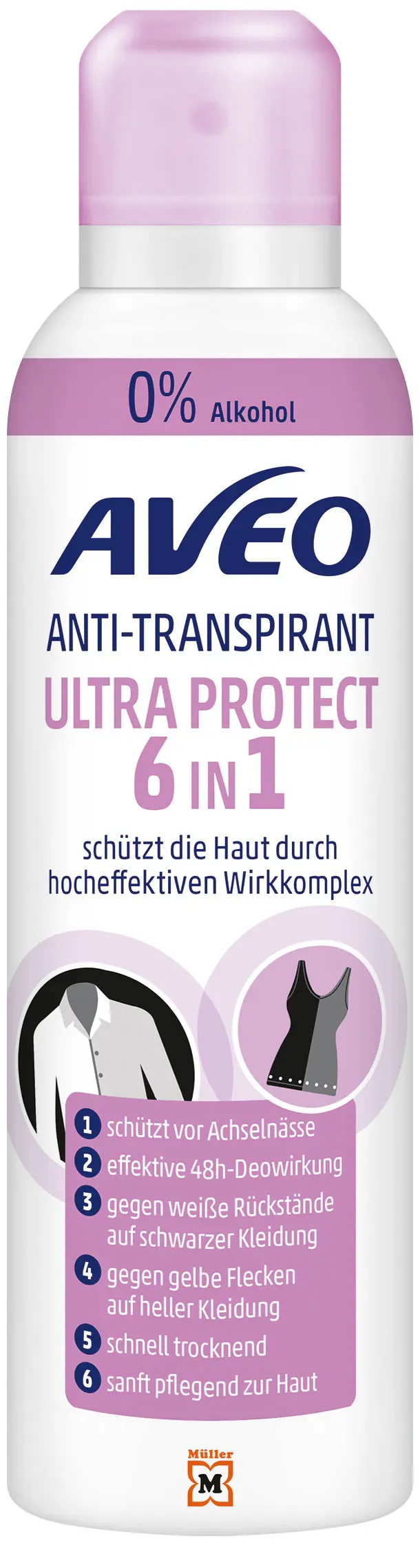 AVEO antiperspirant 6 v 1 200 ml