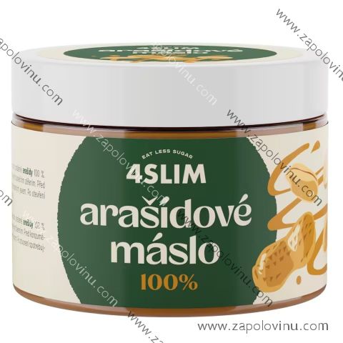 4Slim 100% Arašídové máslo 500g