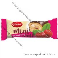 Vincinni mini roll jahodový krém 30g
