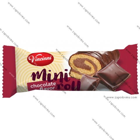Vincinni mini roll čokoládový krém 30g