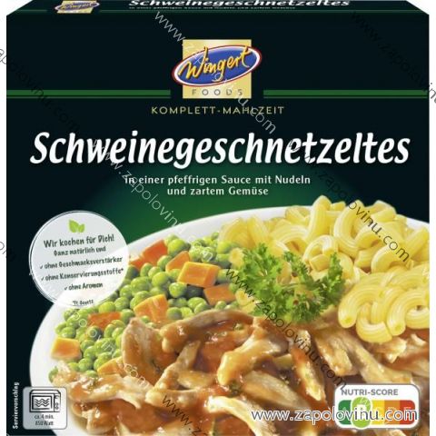 Wingert Foods Vepřové nudličky v pepřové omáčce 480 g