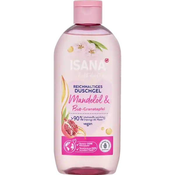 ISANA sprchový gel mandlový olej a granátové jablko 250 ml
