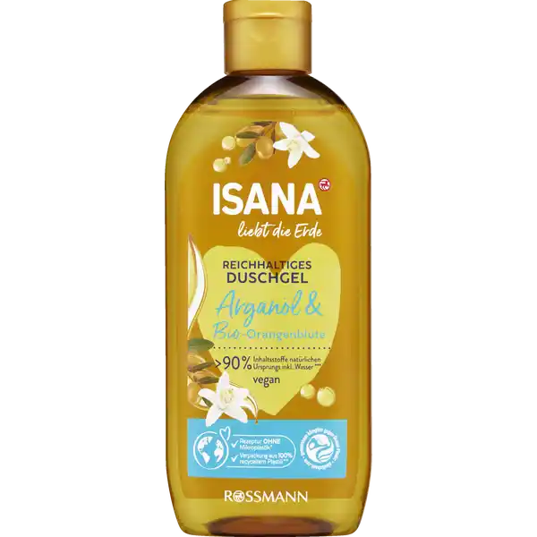 ISANA sprchový gel s arganovým olejem a pomerančovým květem 250 ml