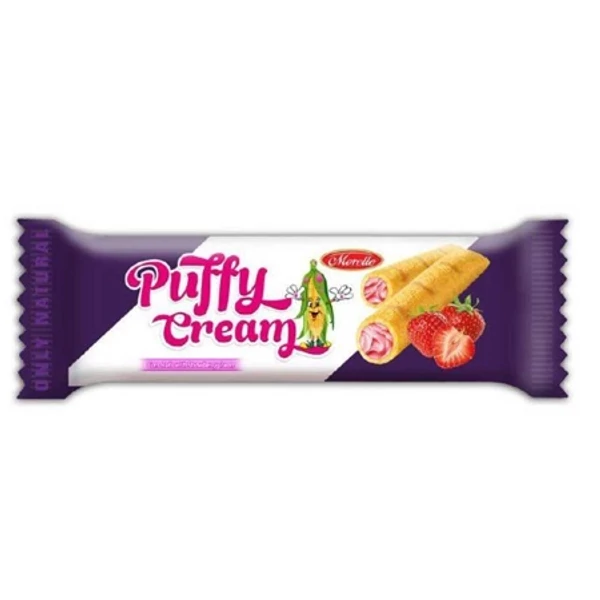 Morello Puffy Cream jahoda bezlepkové 18g