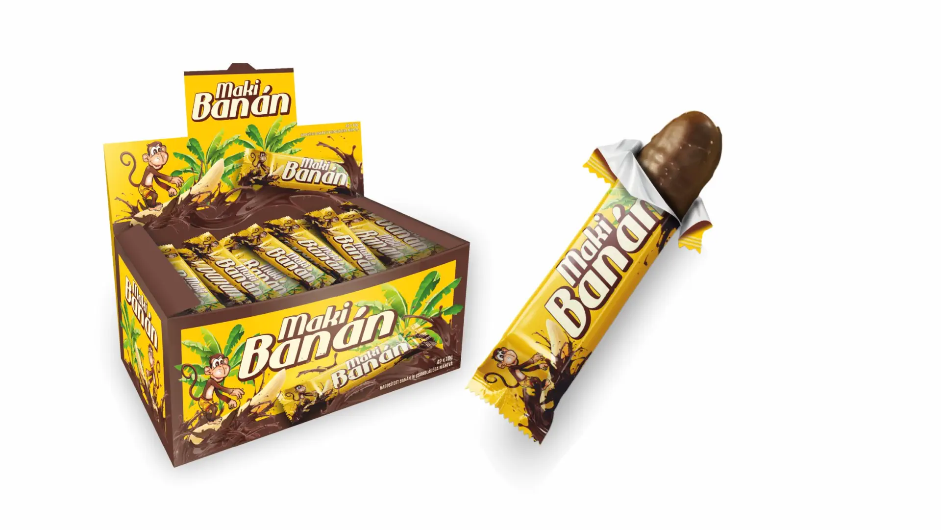 Maki Banán v čokoládě 18g