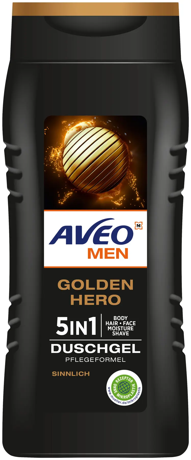 AVEO MEN Sprchový gel Golden Hero 5v1 300 ml