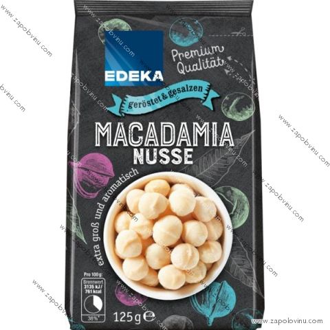 EDEKA Macadam ořechy, pražený a solené 125 g