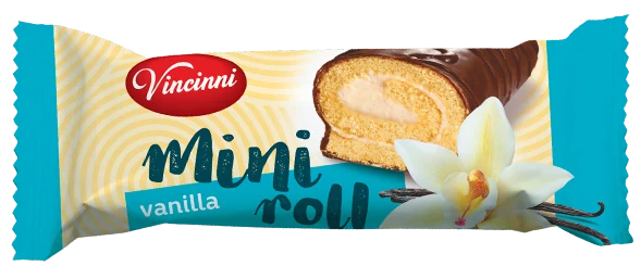 Vincinni mini roll vanilkový krém 30g
