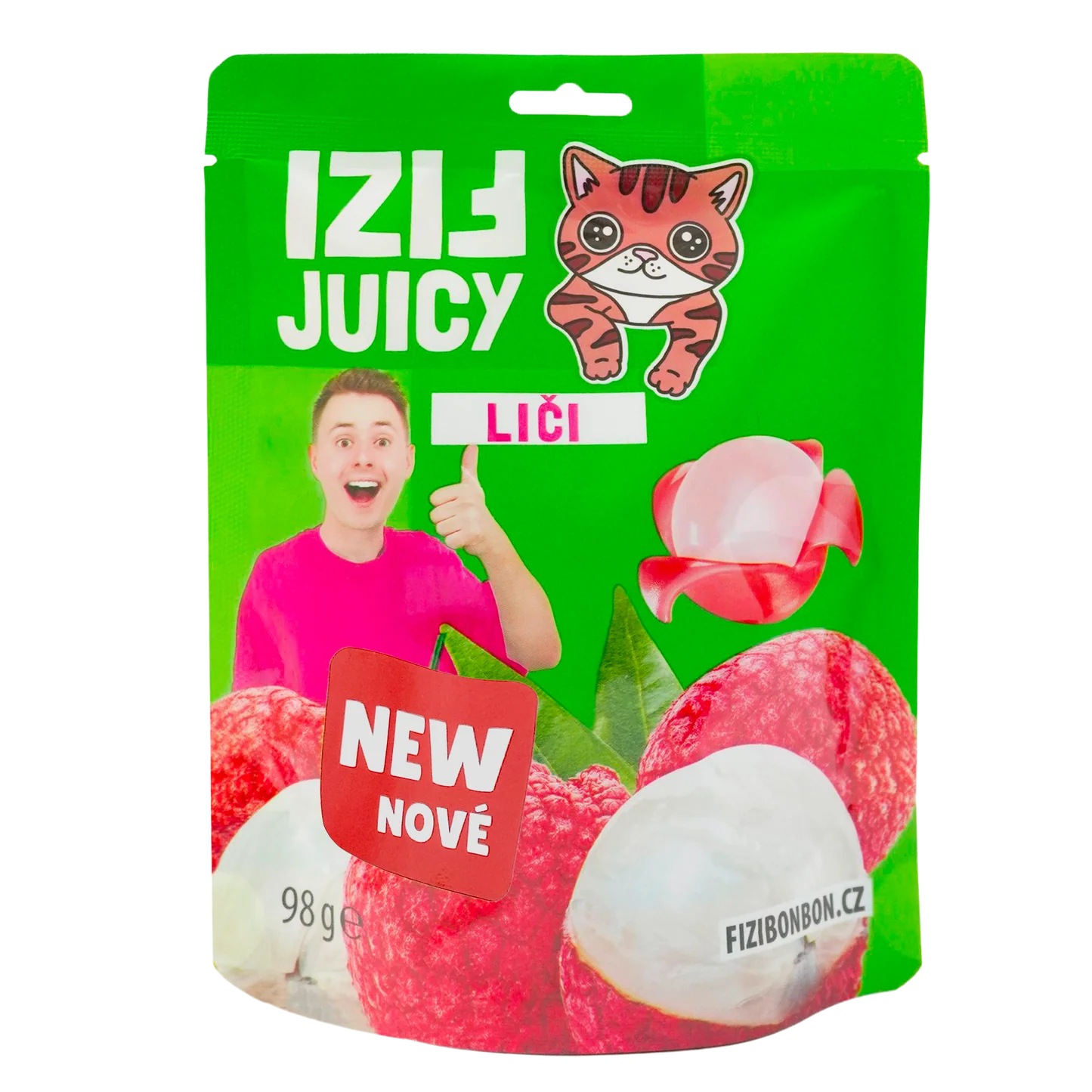 FIZIho JUICY BONBÓNY Liči 98g