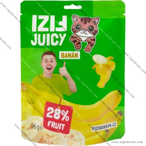 FIZIho JUICY BONBÓNY Banán 96g