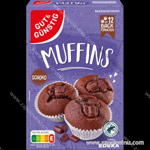 G+G Směs na pečení čokoládových muffinů 350g