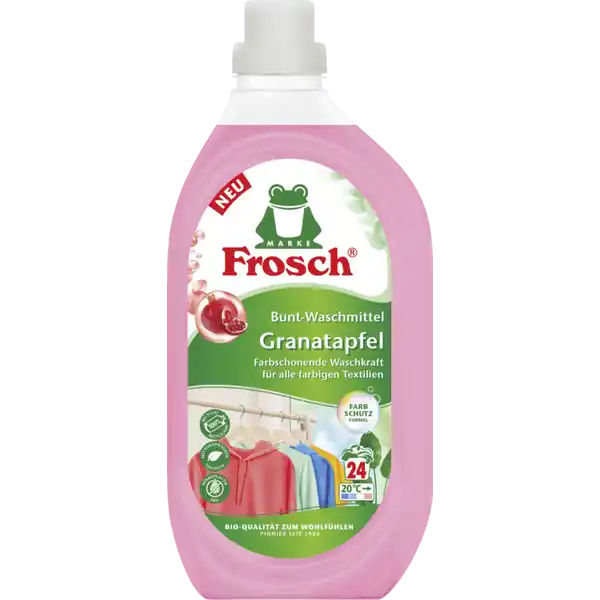 Frosch gel na barevné prádlo s příchutí granátového jablka 24 WL