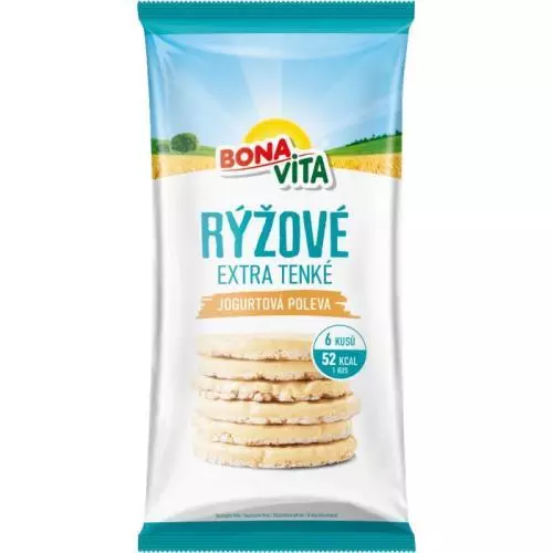 Bona Vita rýžové chlebíčky s jogurtovou polevou 70g