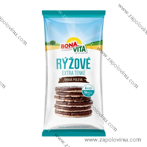 Bona Vita rýžové chlebíčky s tmavou polevou 70g