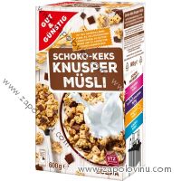 G+G Křupavé müsli SCHOKO + KEKS 600g