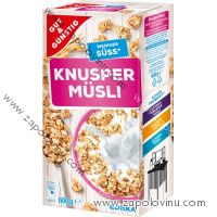 G+G Křupavé müsli méně cukru 600 g