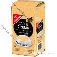 G+G CAFFÉ CREMA 100% arabica zrnková káva 1 kg