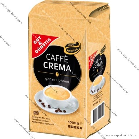 G+G CAFFÉ CREMA 100% arabica zrnková káva 1 kg