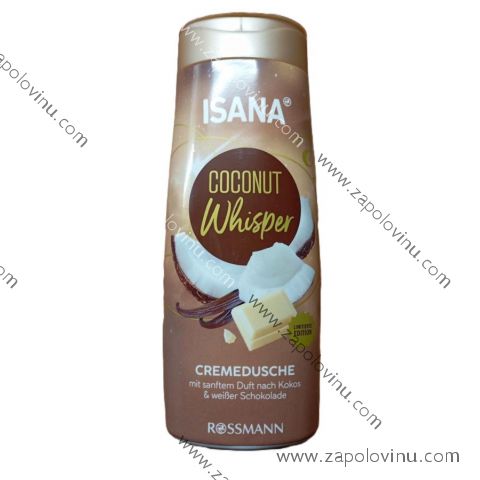 ISANA Krémový Sprchový gel kokos vanilka a bílá čokoláda 300 ml