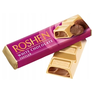 Roshen tyčinka bílá čoko creme toffler 41g