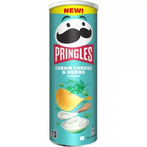 Pringles cream cheese + herbs 165g