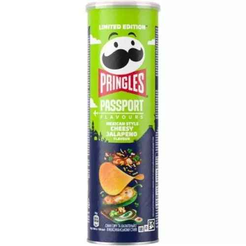 Pringles mexican style cheesy jalapeno 165g