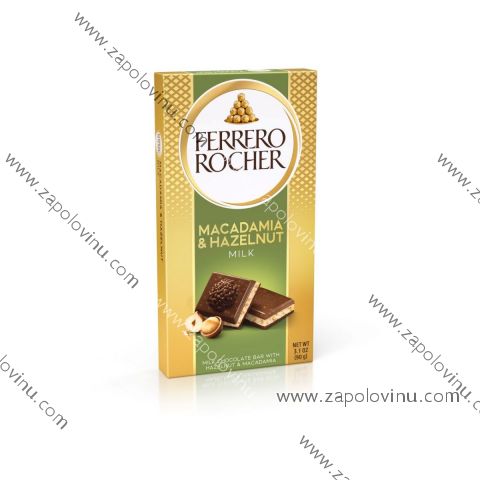 Ferrero Rocher čokoláda MAKADAMIE A LÍSKOVÝ OŘECH 90 g