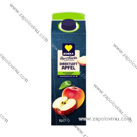 EDEKA Jablečný 100% džus Heart Pieces přirozeně zakalený 1l