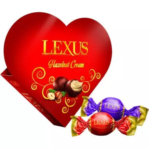 Lexus srdce hazelnut cream 110g