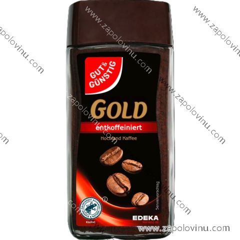 G+G GOLD Instantní káva bez kofeinu 100g