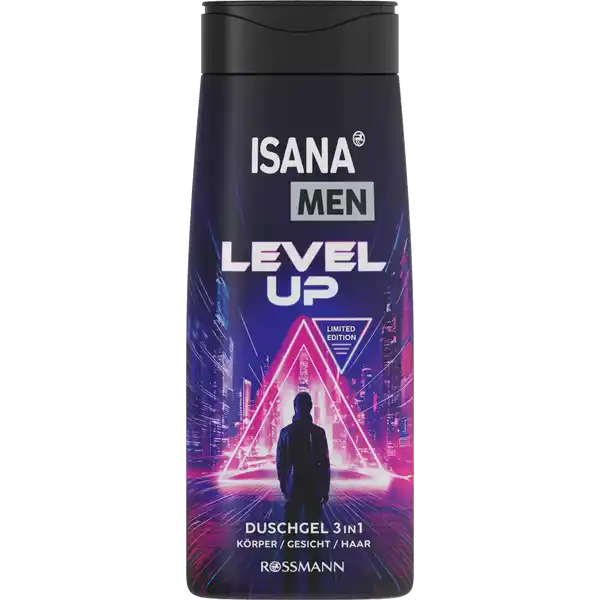 ISANA Men Sprchový gel 3v1 Level Up 300 ml