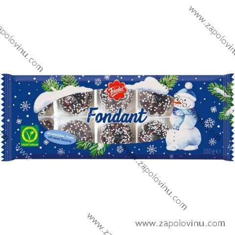 Friedel čokoládové fondánové kroužky 150 g