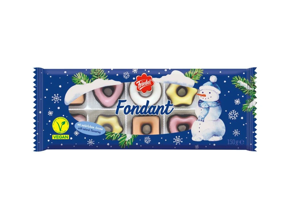 Friedel barevné fondánové figurky v hořké čokoládě 150 g