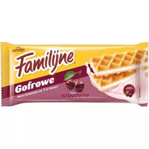 Familijne Gofrové vafle víšeň 140g