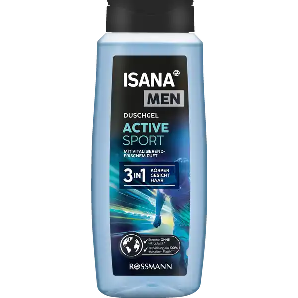 ISANA Men Sprchový gel Active Sport 500 ml