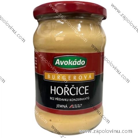 AVOKADO Hořčice Burgerová 296g