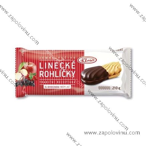 Klasa linecké rohlíčky s ovocnou náplní 210g