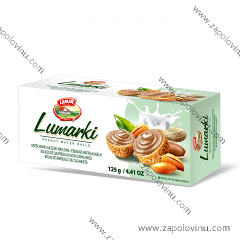 Lumar Lumarki vaflové bonbóny s kakaovým krémem a lískovými oříšky120g