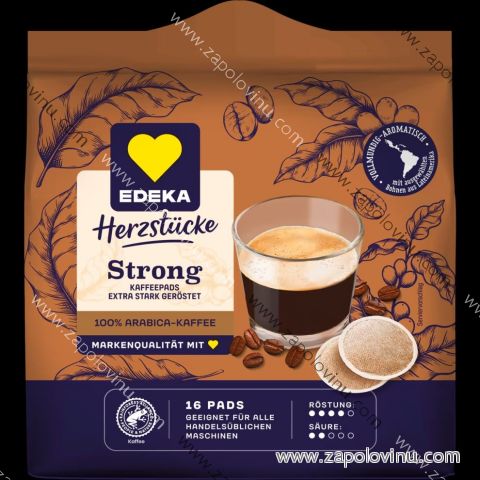 Edeka Strong Coffee Pads 16 kusů