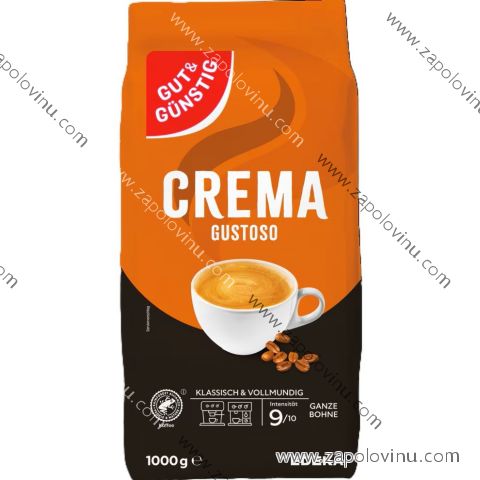 G+G Crema Gustoso, celá zrna 1000 g