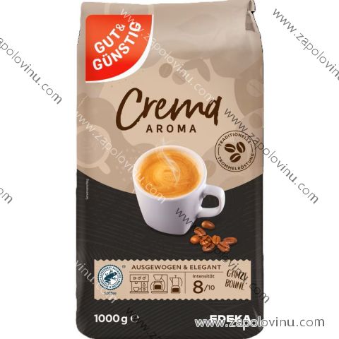 G+G Crema Aroma, celá zrna 1000 g