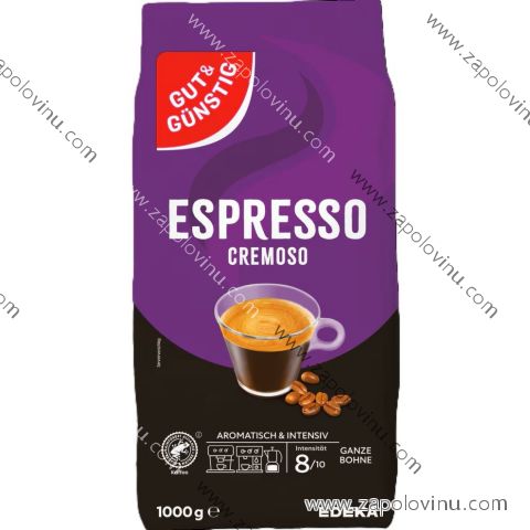 G+G Espresso Cremoso, celá zrna 1000 g