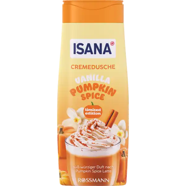 ISANA Krémový sprchový gel Vanilka Pumpkin Spice 300ml