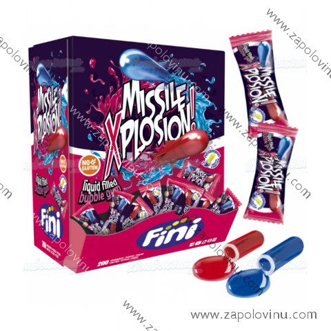 Fini missile xplosion bubble gum 5g