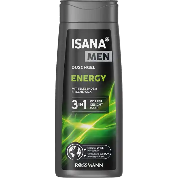ISANA Men Sprchový gel 3v1 Energy 300 ml