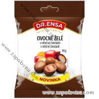 Dr.Ensa Ovocné želé v mléčné čokoládě 80g