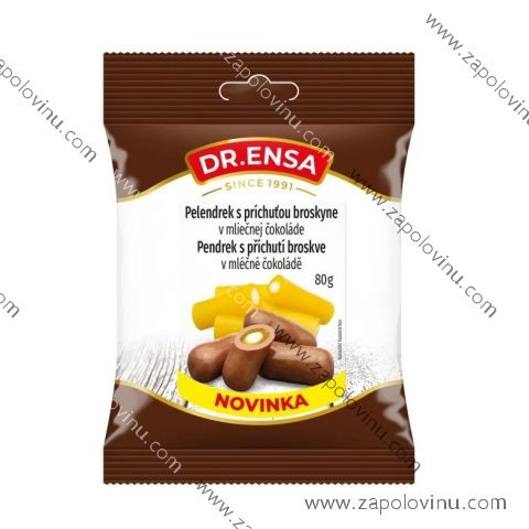 Dr.Ensa Pendrek s příchutí broskve v mléčné čokoládě 80 g