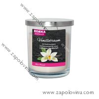 EDEKA vonná svíčka sklenice se 2 knoty Vanilkový sen