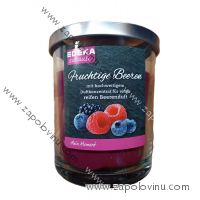 EDEKA vonná svíčka sklenice se 2 knoty Ovocné bobule